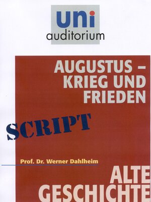 cover image of Augustus--Krieg und Frieden